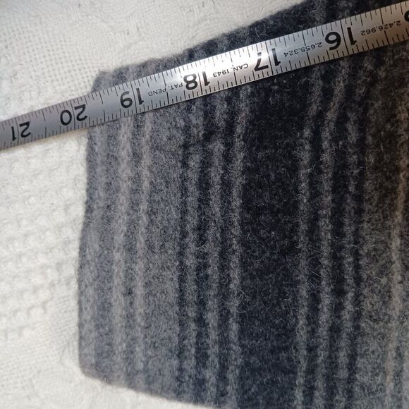 Woolrich Vintage Men's Button Front Grey Ombre Wool Coat size XXL - Picture 7 of 12